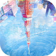 可爱的圣诞礼物泡沫冬景完整版